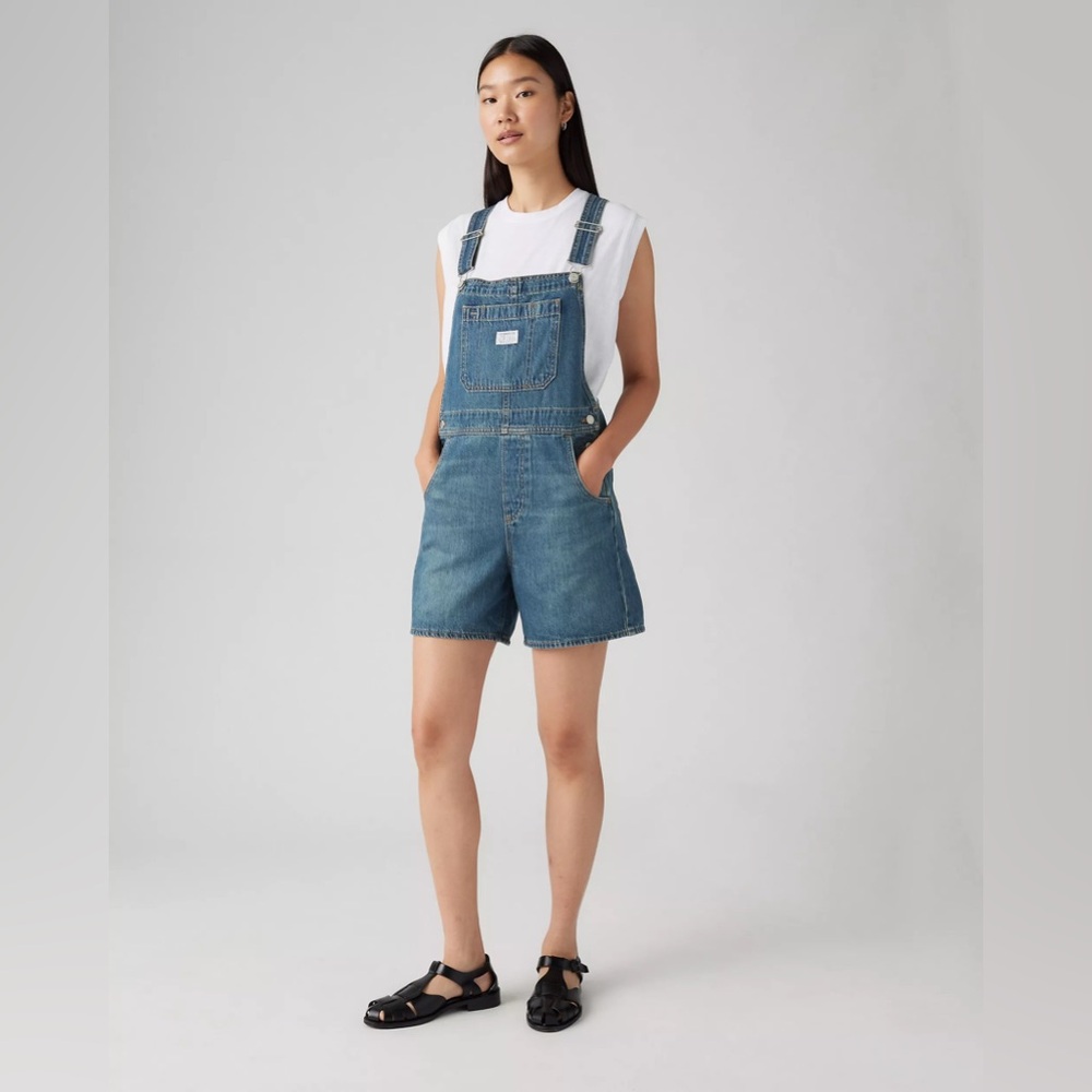 Levi’s Utility Overall Jean Shorts